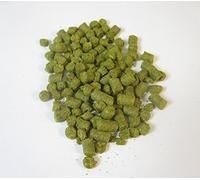 Brewferm 100 g de granulés de houblon Aurora (Super Styrian) pour brasser de la bière, teneur en acides alfiques 7,3 %, meilleur houblon aromatique pour la fabrication de bière, bouchons de houblon,