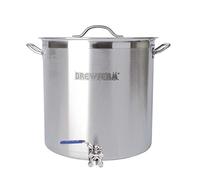 Brewferm cuve de brassage inox 70 l avec robinet à boisseau sphérique (45 x 45 cm)