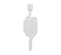 Brewing Airlock, Clear Hydrolocks Fermentation, 6,69 pouces, outil d'équipement étanche à l'air, fournitures en pot pour le décapage maison, la choucroute, le cidre, le homebrew, la bière, l'accessoir