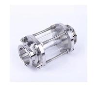 Brewing Diopter 1.5" Tri Clamp x 25mm 1" Pipe OD SUS 304 Stainless Steel Flow Sight Glass Homebrew Beer