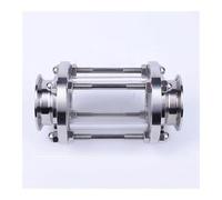 Brewing Diopter 2.5" Tri Clamp x 63mm Pipe OD SUS 304 Stainless Steel Flow Sight Glass Homebrew Beer