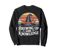 Brewing Up Some Knowledge Halloween Design Sweatshirt