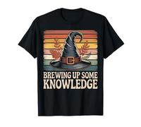Brewing Up Some Knowledge Halloween Design T-Shirt