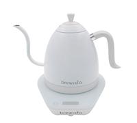 Brewista Artisan Pure White | Bouilloire électrique | Bec col de cygne | Régulation température | Slow Coffee Barista | 1,0 L