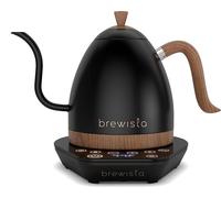 Brewista Artisan Stainless Steel Bouilloire électrique 1,0 L avec contrôle de la température et bec col de cygne - Noir BA10VKVDE-MB