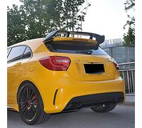 BrewJa Aileron de Voiture pour Mercedes-Benz Classe A W176 A160 A180 A200 A250 A45 AMG Aileron Arrière ABS Matériau Aile Lèvre Décoration Lucarne Tronc Modification Accessoires Lumière Noir