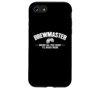 Brewmaster Trink, Autant Que Vous Voulez, Je Fais Plus de Brew Beer Coque pour iPhone SE (2020) / 7/8
