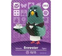 Brewster 302/400 Carte Amiibo Motif Nintendo Animal Crossing Happy Home
