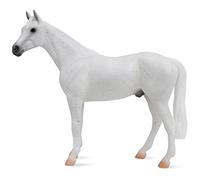 Breyer Horses Freedom Series Fleabitten Grey Thoroughbred | Juguete de Caballo | 9.8 x 7 Pulgadas | Escala 1:12 | Modelo #1054