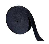 Breyhda 40 mètres Bandes élastiques de Couture pour Tricot Couture Cordon élastique Plat Extensible Bobines élastiques tressées Outils de Bricolage,Noir,20mm