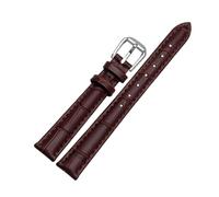 Breyhda Bracelet de montre en cuir multicolore - 10 mm-14 mm - Petit bracelet tendance pour femme,Brun,12mm