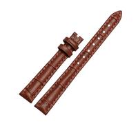 Breyhda Bracelet de montre en cuir multicolore - 10 mm-14 mm - Petit bracelet tendance pour femme,Brun clair,12mm