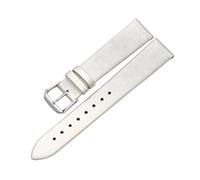 Breyhda Bracelet de montre en satin brossé - Bracelet de rechange élégant pour montres pour femmes de 10 à 20 mm,Argent,20mm
