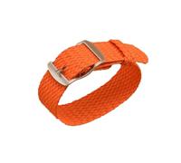 Breyhda Bracelet de montre en toile nylon 14 mm, 16 mm, 18 mm, 20 mm, 22 mm - Bracelets de rechange souples, accessoires de montre,Orange,16mm