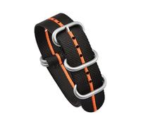 Breyhda Bracelet de montre en toile nylon 20 mm 22 mm - avec boucle ardillon, bracelet de montre pour homme, accessoires de montre pour homme,22mm