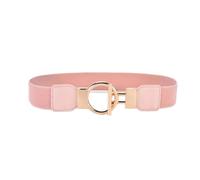 Breyhda Ceintures élastiques fines pour femmes pour robes Ceintures décoratives avec boucle dorée pour accessoires pour vêtements,Rose,85cm