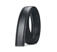 Breyhda Ceintures sans boucle pour hommes Ceinture à boucle automatique de 3,5 cm de large pour hommes Ceintures en cuir Accessoires vestimentaires,Noir,170cm