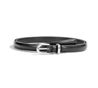 Breyhda Petite ceinture pour femme 1,5 cm de largeur Ceinture décorative pour jeans Ceinture à boucle ardillon pour accessoires vestimentaires,Noir,102x1.5cm