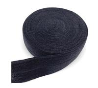 Breyhda Ruban élastique Pliable en Spandex, 5 mètres, 15mm, 20mm, 25mm, pour la Couture, Accessoire de vêtement, Noir, 20mm