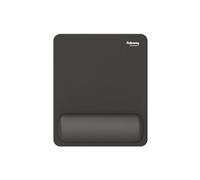 Fellowes Tapis de souris avec repose-poignet Breyta – Coussin silicone ergonomique antidérapant Noir