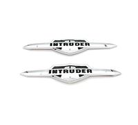 BREZO Autocollant De Décoration D'insigne D'emblème De Moto pour Suzuki pour Intruder VL 400 800 1500 LC1500 Volusia Réservoir De Gaz De Carburant Autocollant en Plastique Chromé Tapis de réservoir