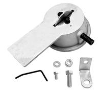 BRGD Filière de Segment de Piston en Aluminium, Lime à Segments de Piston Manuelle avec 120 Grit Carbide Wheel pour Réparation des Pistons