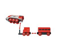 Brio – Train aérodynamique 33557 – Pour circuit de train en bois – Attache magnétique – Dès 3 ans