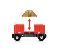 Bri Train Wagon Cargo Rouge