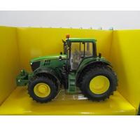 TOMY Tracteur John Deere 6195M – Échelle 1:32 Métal et Plastique résistant Vert/Jaune BRITAINS