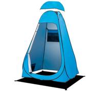 BRIAN & DANY Tente de Douche Pop Up Portable avec Abri Pluie et Fenêtres, Tente de Camping Toilette pour Randonnée, Plage, UPF 50+ et Imperméable, 120 x 120 x 190 cm, Bleu