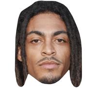Brian Hughes Jr (Long Hair) Big Head. Masque Plus Grand Que Nature.