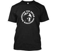 Brian Jonestown Massacre Tour Logo Custom Men's Black T Shirt Tee Black