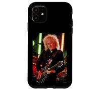 Brian May Guitar Live Queen & Adam Lambert par Dick Barnatt Coque pour iPhone 11