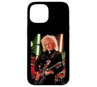 Brian May Guitar Live Queen & Adam Lambert par Dick Barnatt Coque pour iPhone 15