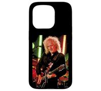 Brian May Guitar Live Queen & Adam Lambert par Dick Barnatt Coque pour iPhone 15 Pro