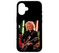 Brian May Guitar Live Queen & Adam Lambert par Dick Barnatt Coque pour iPhone 16
