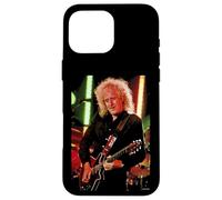 Brian May Guitar Live Queen & Adam Lambert par Dick Barnatt Coque pour iPhone 16 Pro Max