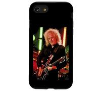 Brian May Guitar Live Queen & Adam Lambert par Dick Barnatt Coque pour iPhone SE (2020) / 7/8