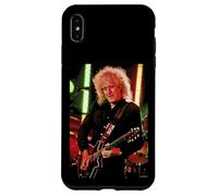 Brian May Guitar Live Queen & Adam Lambert par Dick Barnatt Coque pour iPhone XS Max