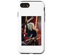 Brian May Guitariste Queen Adam Lambert Live by Dick Barnatt Coque pour iPhone SE (2020) / 7/8
