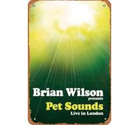 Brian Wilson présente : Pet Sounds Live in London - Affiche de film rétro en métal - Décoration murale pour maison, grotte, bar, club, 20,3 x 30,5 cm