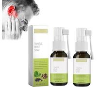 Brianelle Auridrip Lot de 2 sprays anti-acouphènes Medilisk pour soulager les acouphènes pour oreilles qui sonnent