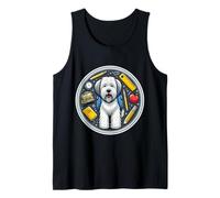 Briard pour la rentrée scolaire, chien, garçon, fille, propriétaire, étudiant, enfant Débardeur