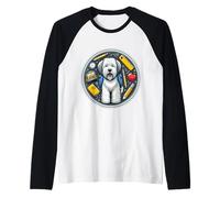 Briard pour la rentrée scolaire, chien, garçon, fille, propriétaire, étudiant, enfant Manche Raglan