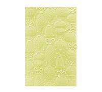 Briartw Classeur de gaufrage 3D pour la fabrication de cartes, ornements vintage en plastique transparent, texture en plastique transparent, gabarit de gaufrage pour scrapbooking et autres loisirs