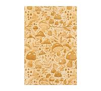 Briartw Dossier de gaufrage 3D pour la fabrication de cartes, texture en plastique transparent champignon qui s'estompe pour scrapbooking et autres loisirs créatifs, albums, timbres, décoration à