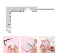 Briartw Guide de couverture de livre, outil de reliure 5 en 1 en acier inoxydable pour la fabrication de couvertures de livres - Créer des couvertures de livres en aggloméré - Ajoutez simplement une