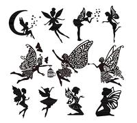 Briartw Lot de 11 matrices de découpe elfe en métal pour fabrication de cartes, scrapbooking, cartes d'invitation faites à la main, soulagement du stress, gaufrage, décoration artisanale