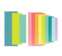 Briartw Lot de 12 matrices de découpe rectangulaires fines pour la fabrication de cartes, le scrapbooking, le gaufrage, la fabrication de cartes, les loisirs créatifs, la décoration, l'album et le