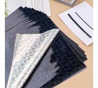 Briartw Lot de 50 feuilles de papier d'aluminium réactif pour imprimantes laser et plastifieuses - Par feuille - 20 x 29 cm - Finition métallique pour imprimantes laser et plastifieuses - Idéal pour